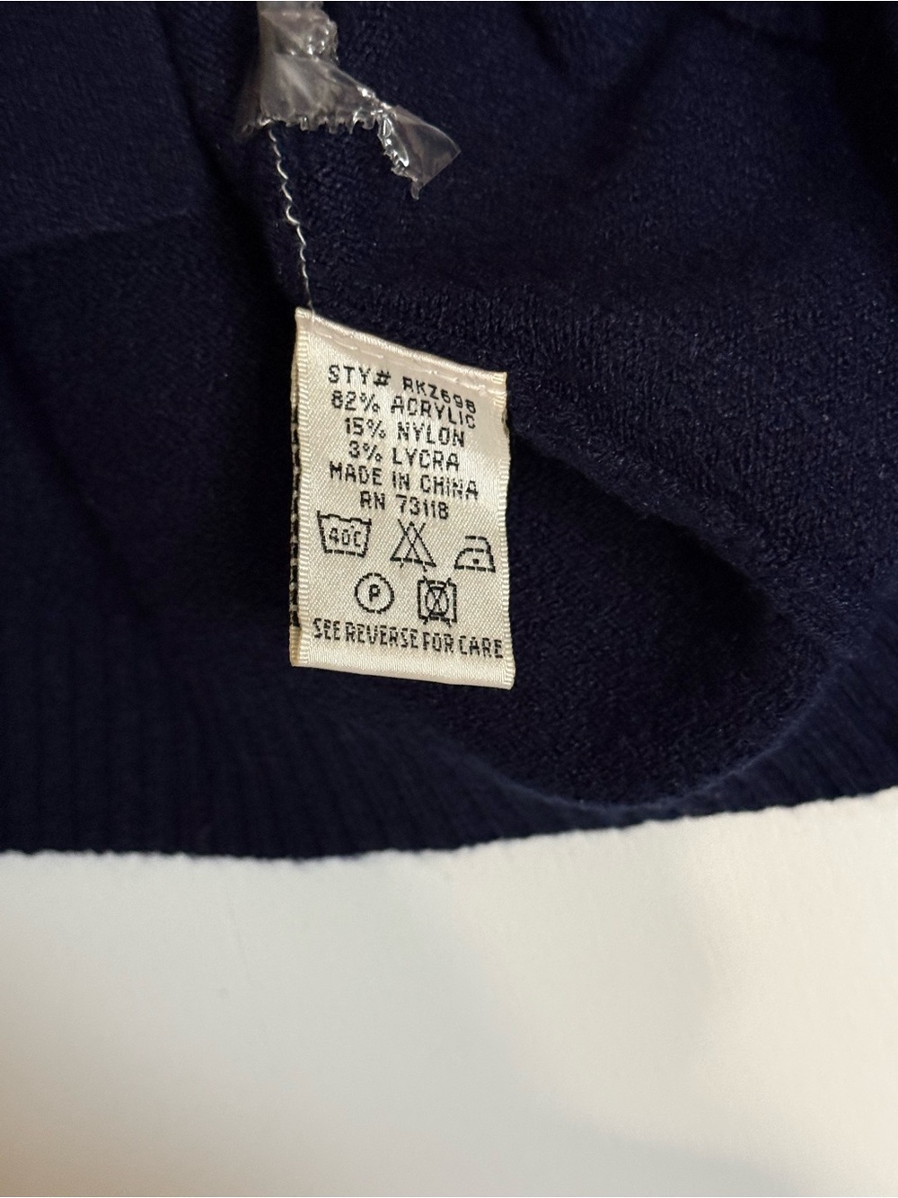 David Dart Navy Cardigan Sweater Oversized Button Front V Neck Soft Knit Small - Picture 12 of 14